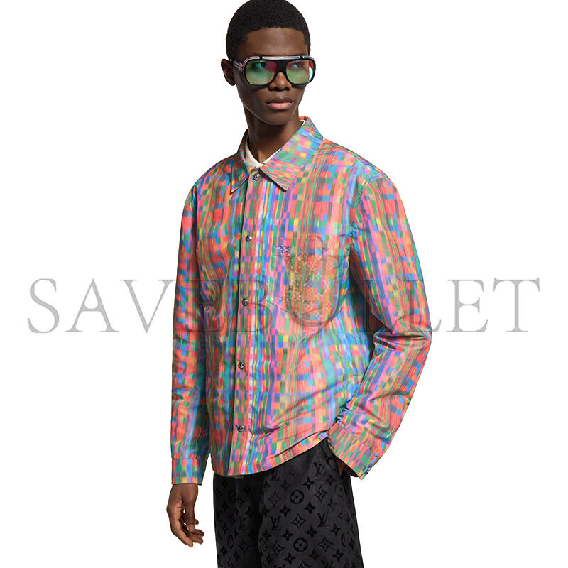 LOUIS VUITTON TROMPE L’OEIL PRINTED OVERSHIRT 1AGTGX